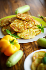 fried zucchini fritters