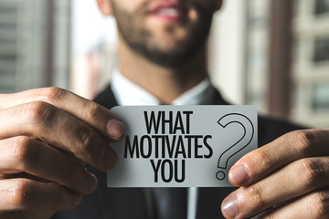 Wat motiveert je?