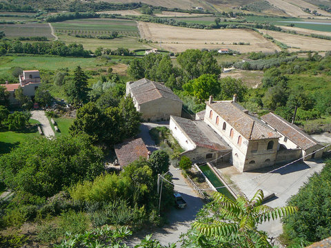 View of the city of Tarquinia
