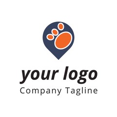 Obraz premium Pin Animal Logo
