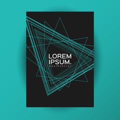 Cover Design Geometric Lines. Applicable for Covers, Placards, Posters, Flyers and Banner Design.