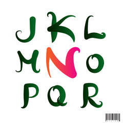 Fototapeta premium Fantasy font design. vector file