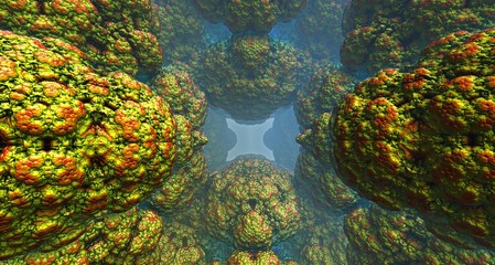 Gold mineral - close up 3 illustration