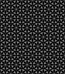 Antique seamless background 431 round cross flower
