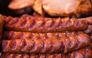 delicious grilled sausage