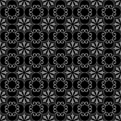 Antique seamless background 447 elegant spiral curve flower kaleidoscope
