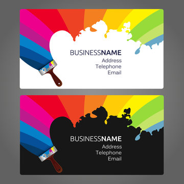 Artist Business Cards Images Browse 42 549 Stock Photos Vectors
