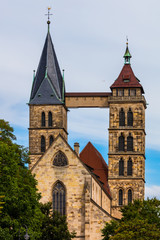 Fototapeta na wymiar Stadtkirche St. Dionys in Esslingen am Neckar