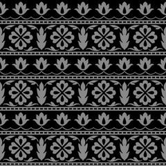 Antique seamless background 516 vintage curve cross flower leaf wave line
