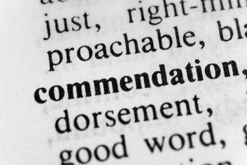 Obraz premium Commendation