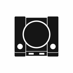 Fototapeta premium PlayStation icon in simple style on a white background