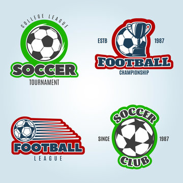 Soccer Colored Logos