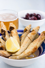 Fried ladyfish.