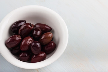 Kalamata olives.