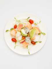 Fruit Salad isolated