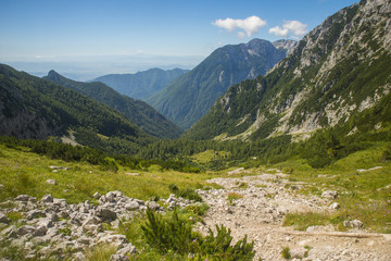 Fototapeta na wymiar Kamnik saddle, Kamnik Savinja alps, Slovenia