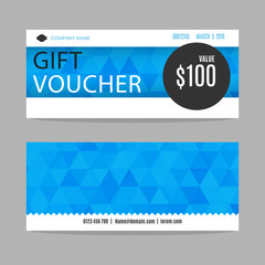 Gift voucher template