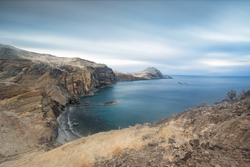Fototapeta na wymiar Sao Lourenco peninsula, eastern tip of the Madeira Island, Portugal