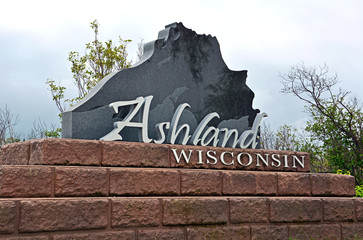 Ashland, Wisconsin, Ortsschild