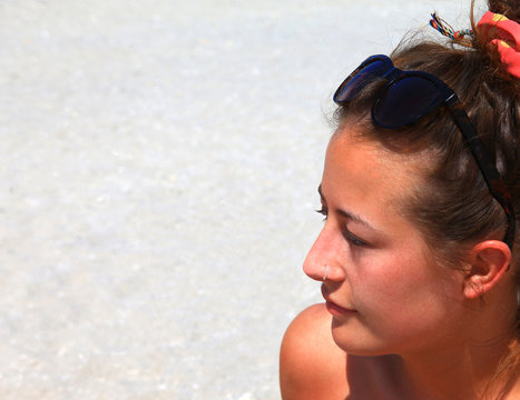 teenager in deep thaught