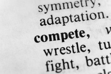 Obraz premium Compete