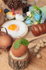 Onsen egg or soft-boiled egg is delicious.