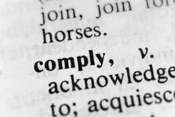 Obraz premium Comply