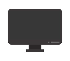 tv gadget television display technology icon. Flat and Isolated design. Vector illustration