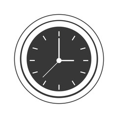 clock gadget time technology icon. Flat and Isolated design. Vector illustration
