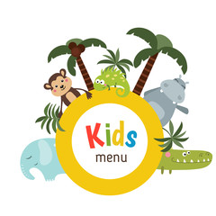 Kids menu design