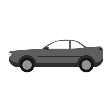 car automobile transport machine icon. Flat and Isolated design. Vector illustration