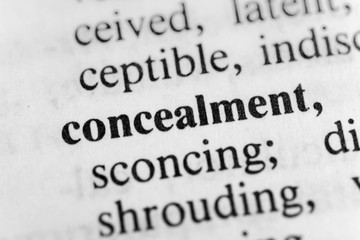 Obraz premium Concealment