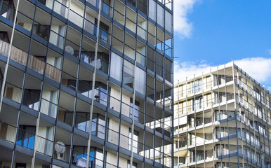 Obraz premium Beautiful and modern apartment house