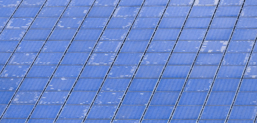 Defekte Photovoltaikanlage