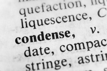 Condense
