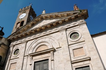 Fototapeta na wymiar Chiesa di San Lorenzo in Poggibonsi, Italy