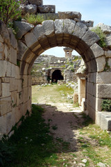 Fototapeta na wymiar Ancient Ruines Of Xanthos, Lycia, Turkey
