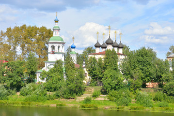 Fototapeta na wymiar Church of St.Dimitrov Prilutsky on Navolok.