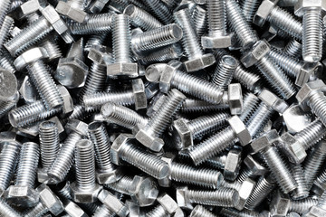 A lot of fasteners ironworks bolts