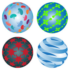 Abstract design elements signs, symbols and buttons