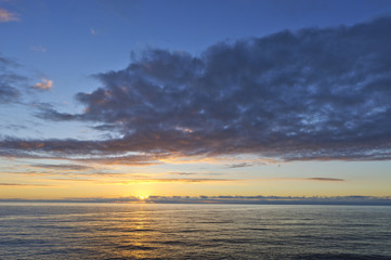 Fototapeta na wymiar Sunset, New Zealand