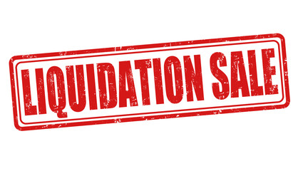 Liquidation sale stamp