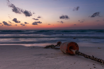 Beach Buoys at Sunrise