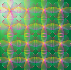 bright abctract neon background with pattern