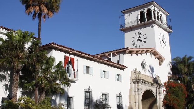 Santa Barbara California &ndash; City Courthouse and Clock Tower 2 - Series