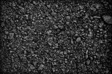 Background texture of rough asphalt;  Black texture background;