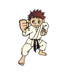 Karate boy