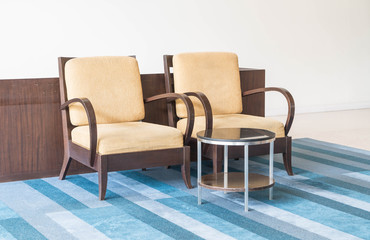 empty chair decoration in living room