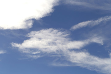 Cloud on blue sky in the daytime of Bright weather.