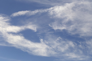 Cloud on blue sky in the daytime of Bright weather.